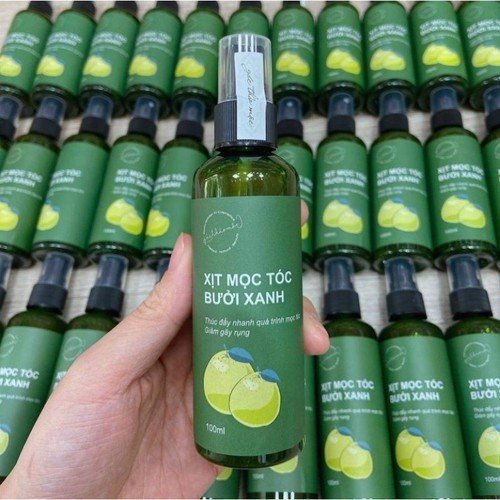 Chai Xịt Mọc Tóc Bưởi Xanh 100Ml Góc Thảo Mộc Giúp Đẩy Nhanh Quá Trình Mọc Tóc