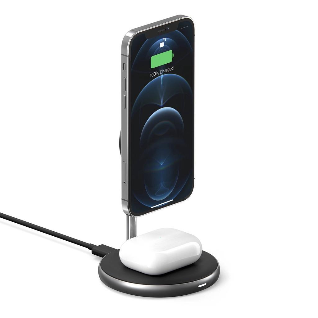 Sạc Không Dây Hyperjuice Magnetic 2 In 1 Wireless Charging Stand Hàng Chính Hãng