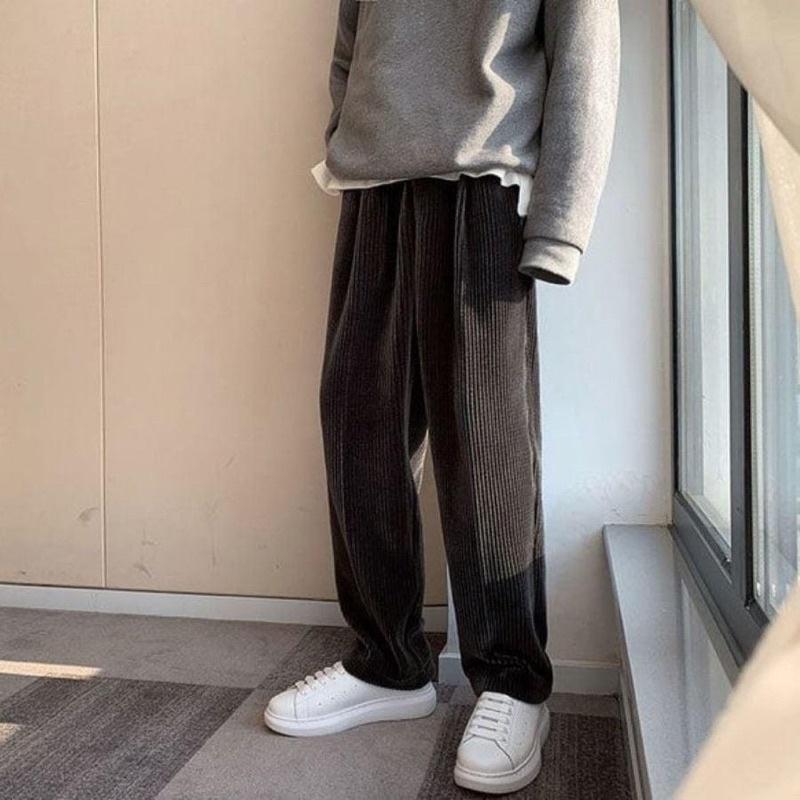 Quần Simple Pant nhung tăm (2 kiểu