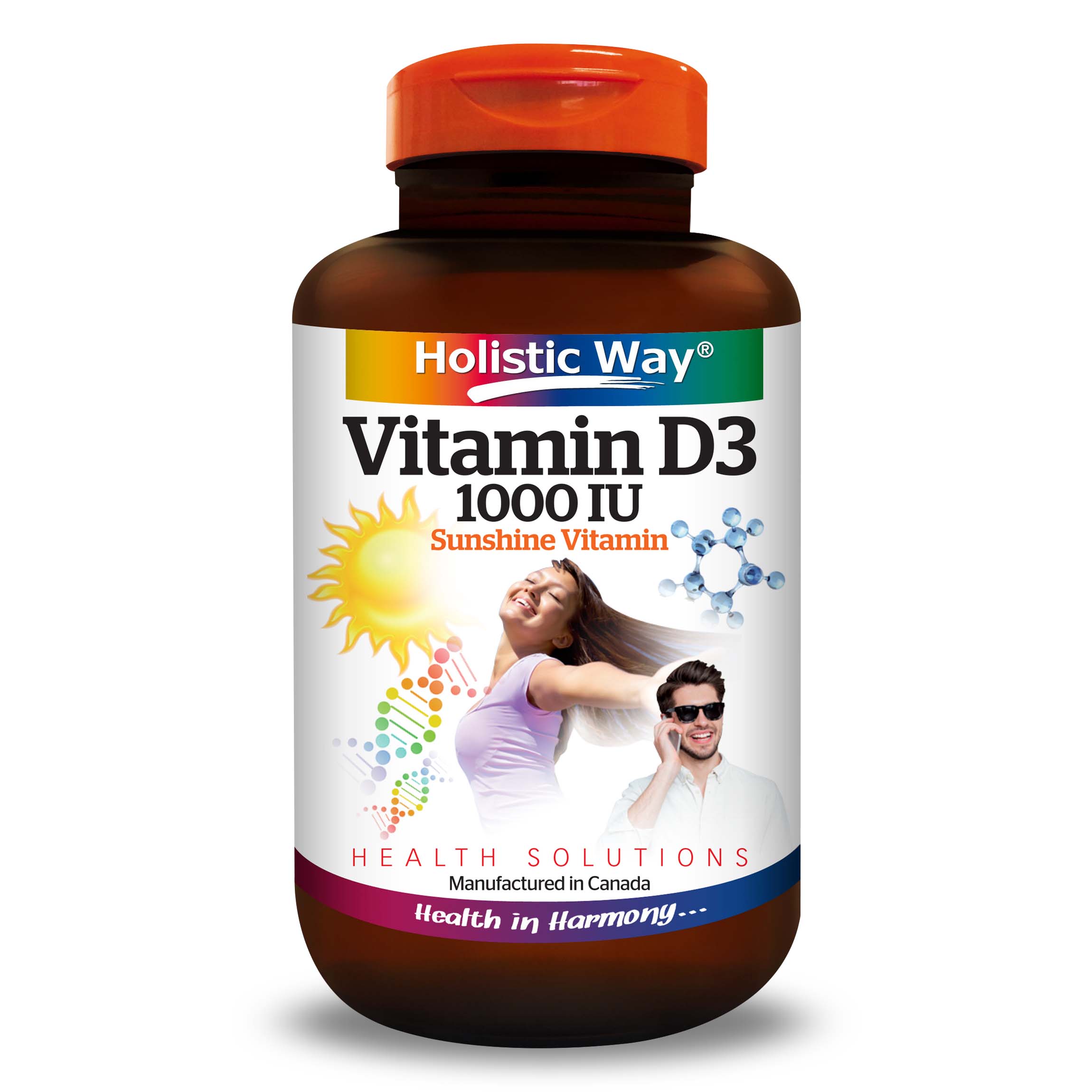 Viên Uống Bổ Sung Vitamin D3 Tăng Cường Phát Triển Xương Và Chiều Cao Holistic Way