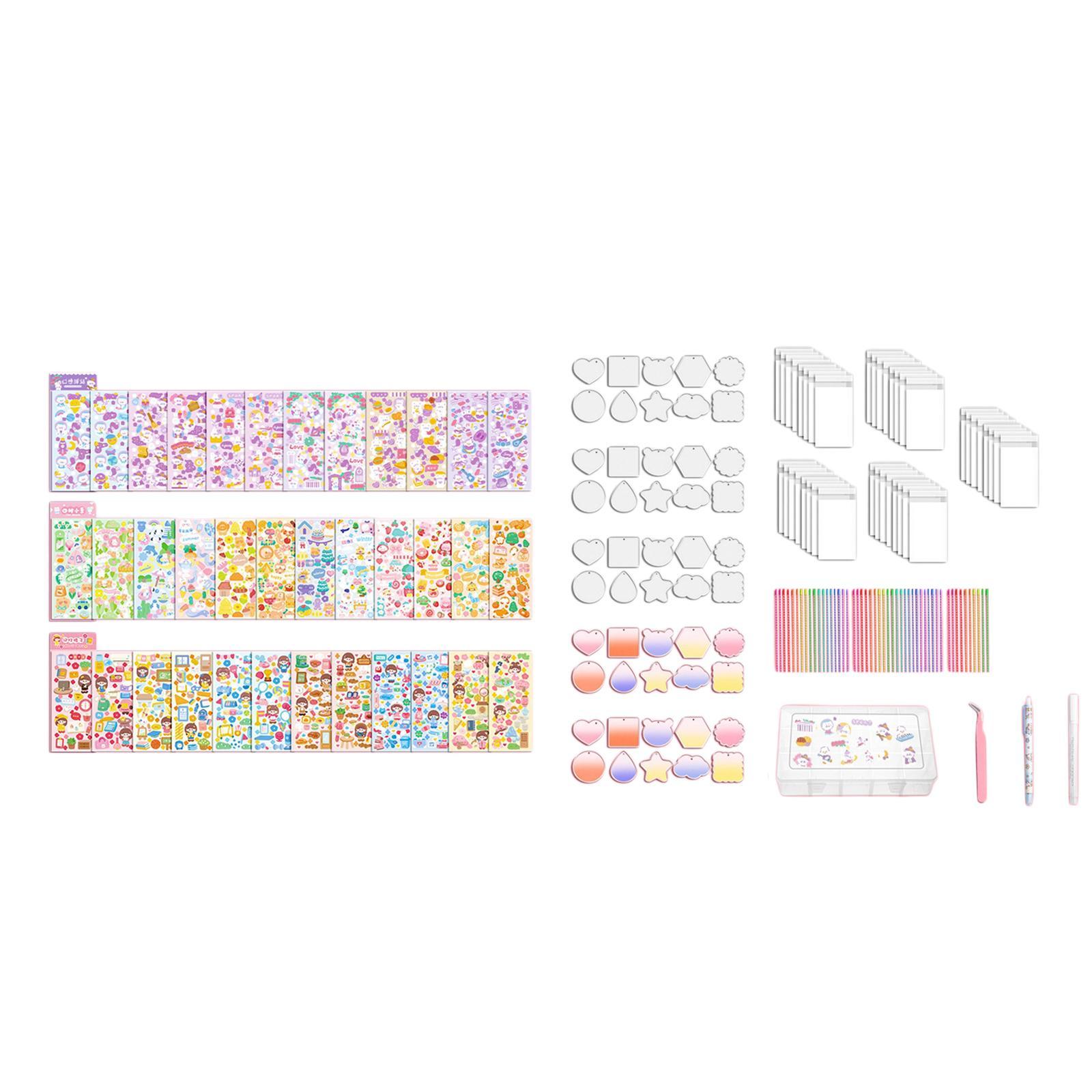 Goo Card DIY Set Cute Pendant for Card DIY Decor Craft Kids