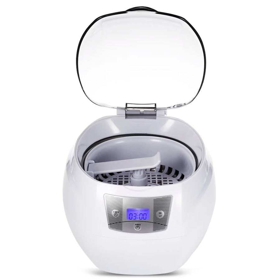 Máy rửa siêu âm mini SKYMEN 750ml / Rửa mắt kính, đồng hồ, trang sức, linh kiện /  Máy rửa bằng sóng siêu âm tẩy sạch mọi ngóc ngách nhỏ