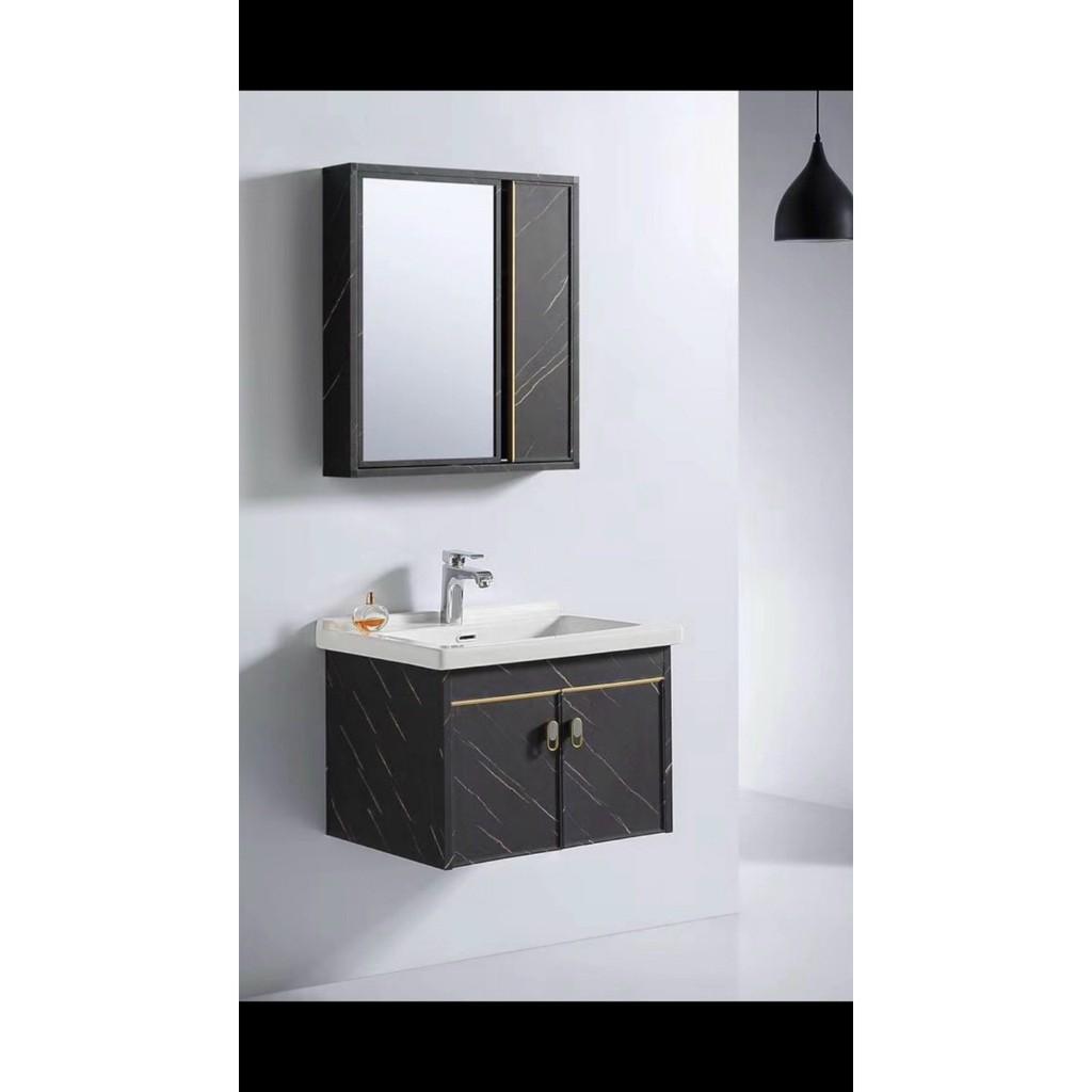 TỦ LAVABO NHÔM CAO CẤP 60x44cm Bảo Hành 5 năm