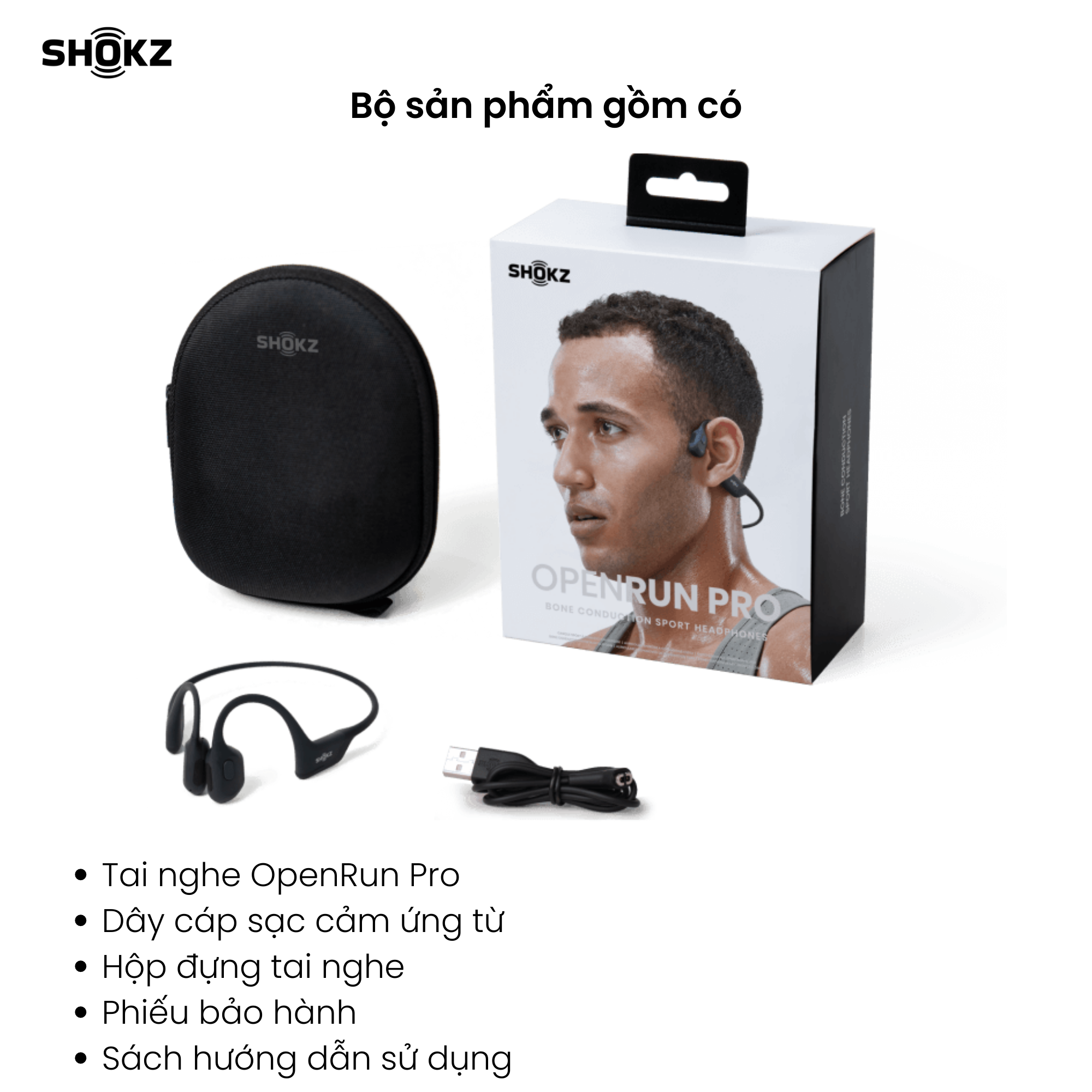 Tai Nghe Bluetooth Thể Thao Truyền Âm Thanh Qua Xương SHOKZ OPENRUN PRO S810 - Hàng chính hãng