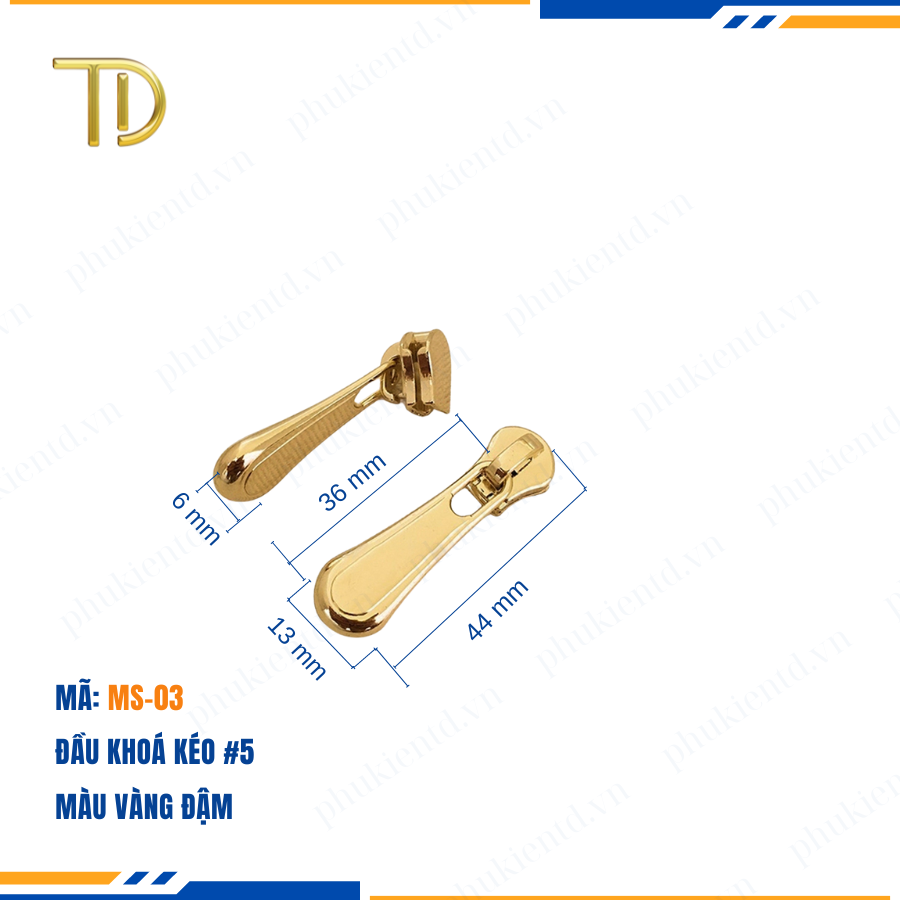 Đầu khóa kéo túi xách, đầu khóa kéo thay thế, đầu khóa kéo balo răng 5, Mạ điện độ bền 5-8 năm