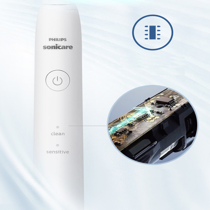 Bàn chải đánh răng điện thương hiệu cao cấp Philips Sonicare HX2431 - 30.000 lần rung mỗi phút - HÀNG NHẬP KHẨU