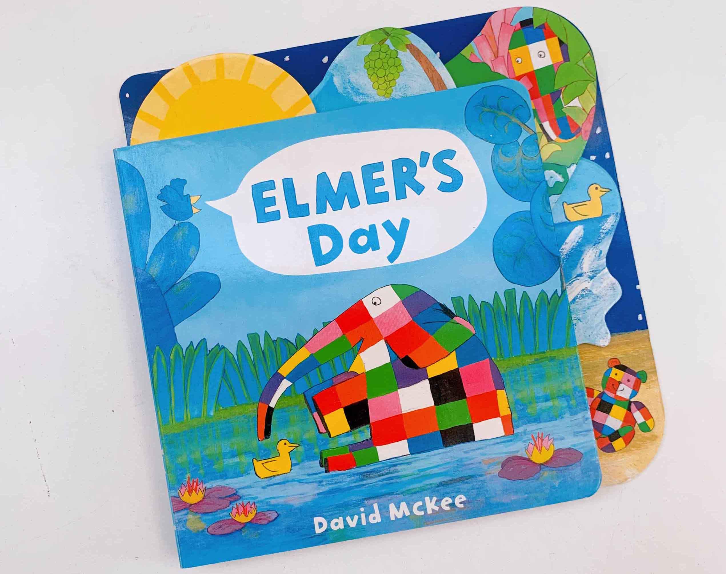 Elmer's Day: Tabbed Board Book : Tabbed Board Book