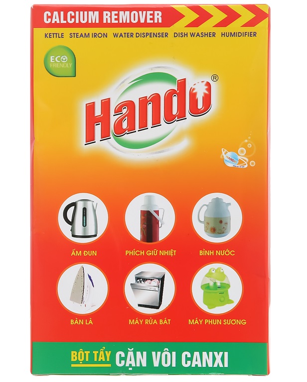 Bột tẩy cặn nước đá vôi ấm đun,bình đựng nước Hando 100Gr