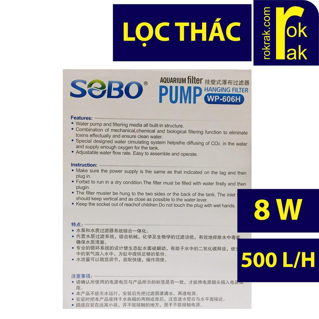 Máy Lọc thác nước WP 606H cho bể cá