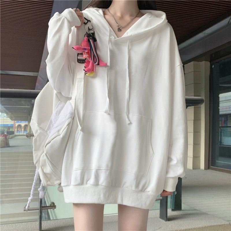Áo Khoác Hoodie Dài Tay Thời Trang Cho Nữ