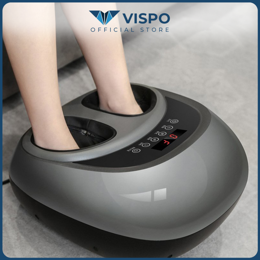 Máy Massage Chân VISPO VP-C21G - Máy Massage Lòng Bàn Chân, Mu Bàn Chân Công Nghê Hiện Đại, Xoa Bóp, Trườm Ấm Thư Giãn, giải tỏa Căng Thằng Mệt Mỏi