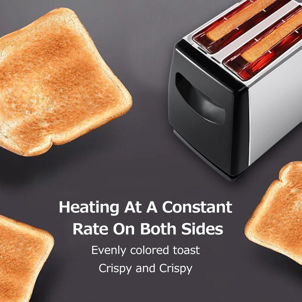 Máy Nướng Bánh Mì Thép Không Gỉ