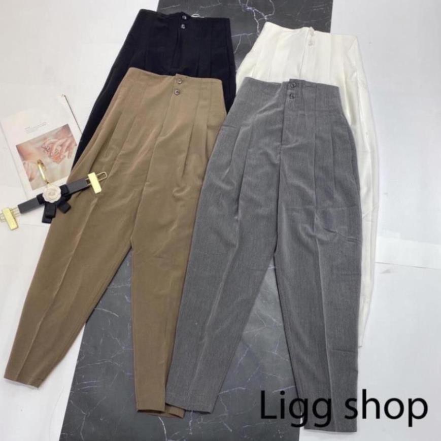 QUẦN BAGGY HAI CÚC CẠP LIỀN DÁNG THỤNG CÔNG SỞ CHO CHỊ EM 8322