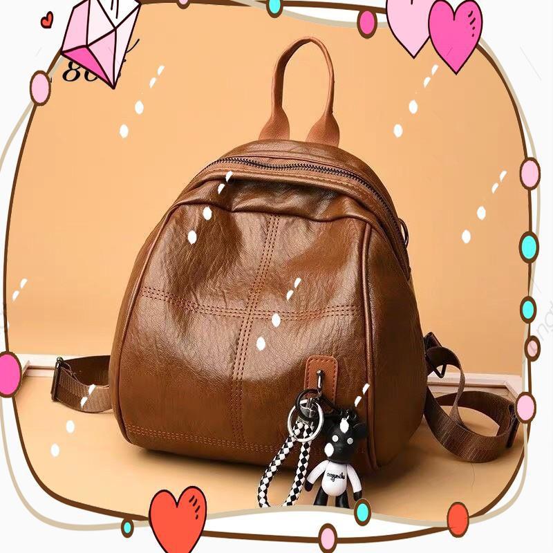 Balo Da Gấu PU Đẹp Lung Linh