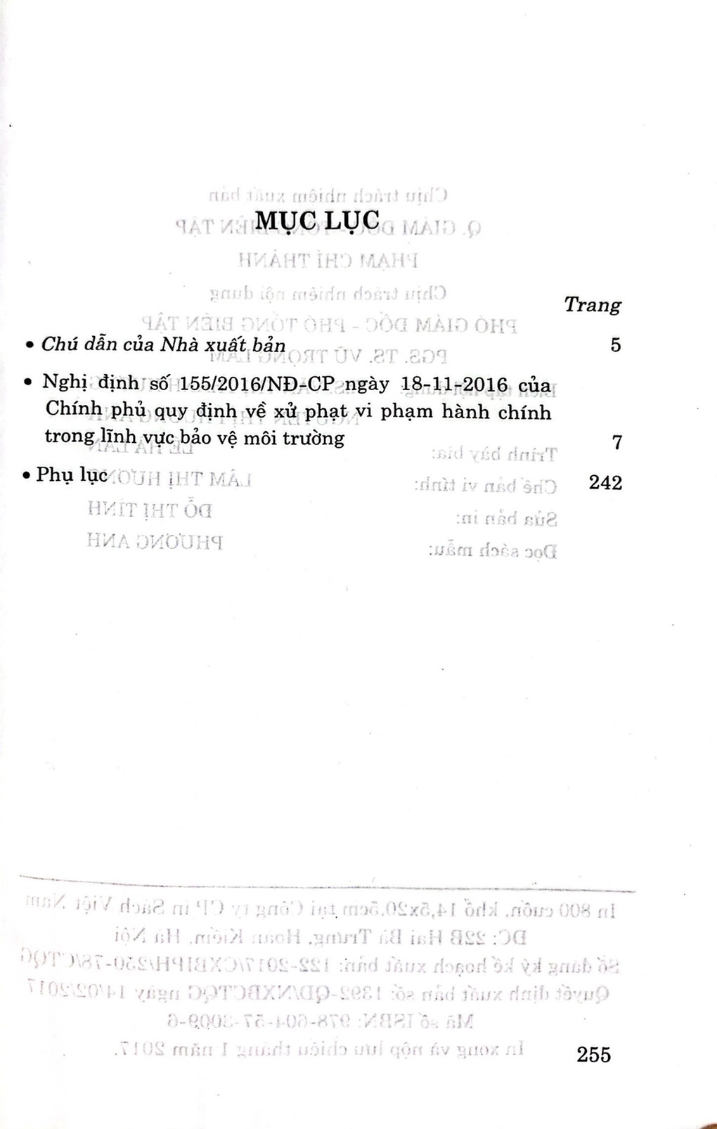 Nghị định của Chính phủ về xử phạt vi phạm hành chính trong lĩnh vực bảo vệ môi trường