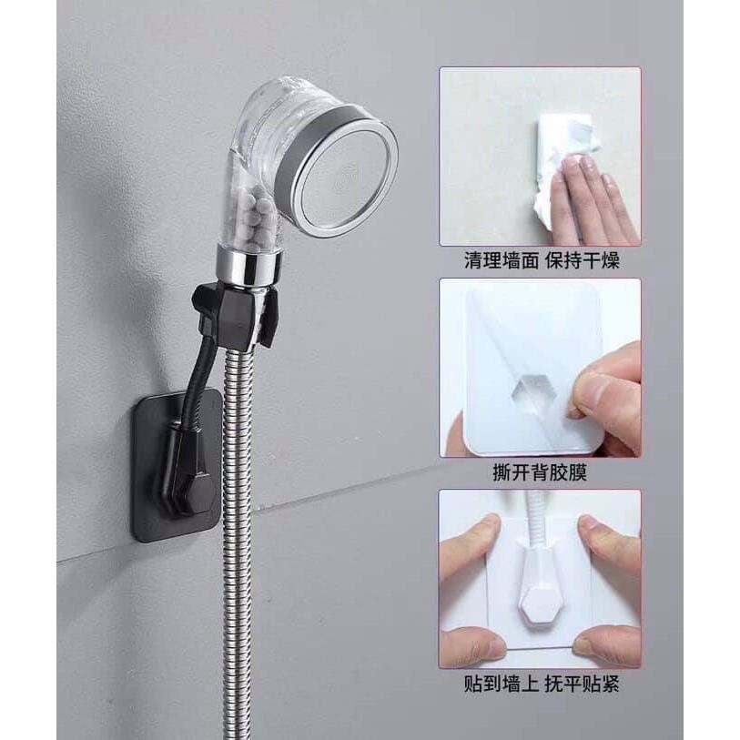 Giá đỡ vòi hoa sen dán tường siêu tiện dụng