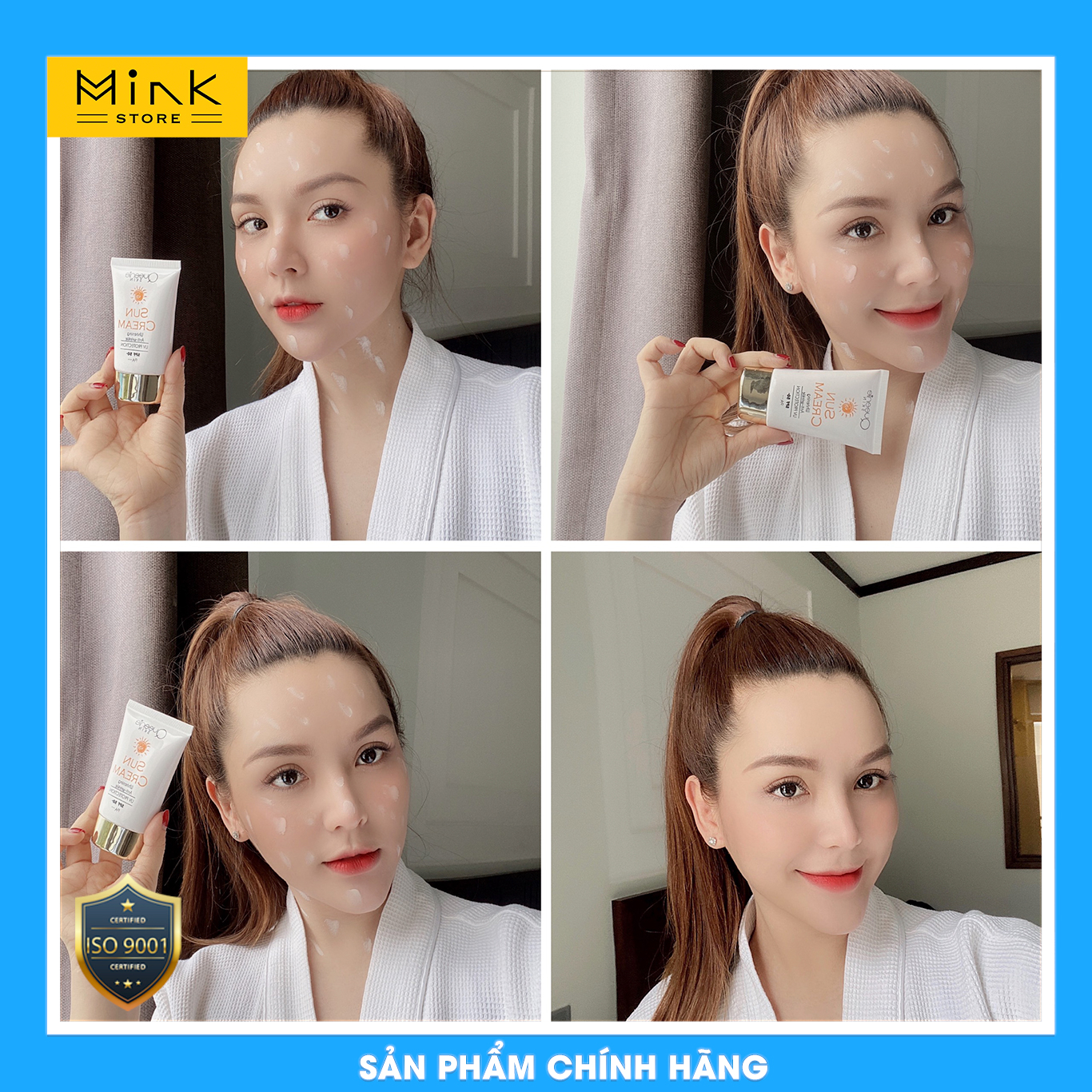 Kem Chống Nắng Queenie Skin - Chống Lại Các Tia UVA/UVB Từ Mặt Trời, Giúp Da Không Bị Tổn Thương Khi Đi Dưới Nắng - 50 ML - Hàng Chính Hãng