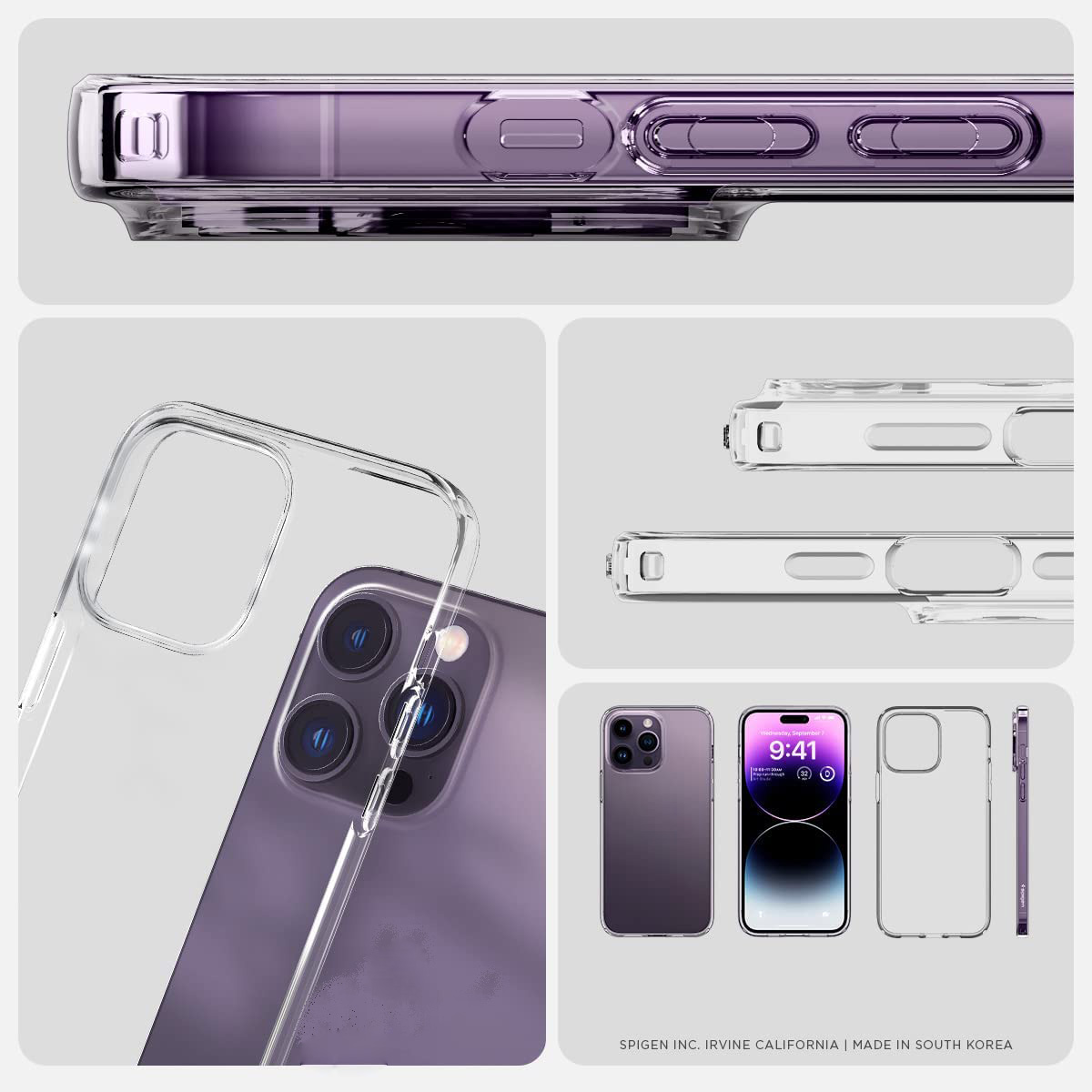 Ốp lưng chống sốc trong suốt cho iPhone 14 Pro Max hiệu Memumi Crystal Clear Case siêu mỏng 1.5mm độ trong tuyệt đối, chống trầy xước, chống ố vàng, tản nhiệt tốt - hàng nhập khẩu
