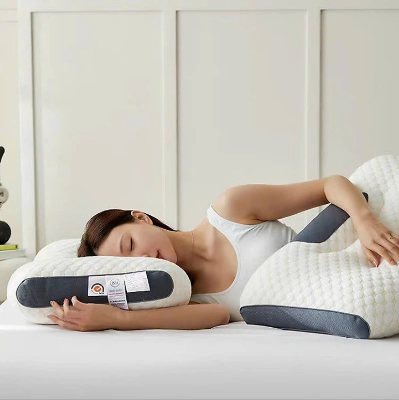 Gối Spa, Gối Chống Mỏi Vai Gáy - Gối Dệt Kim Lõi Bông