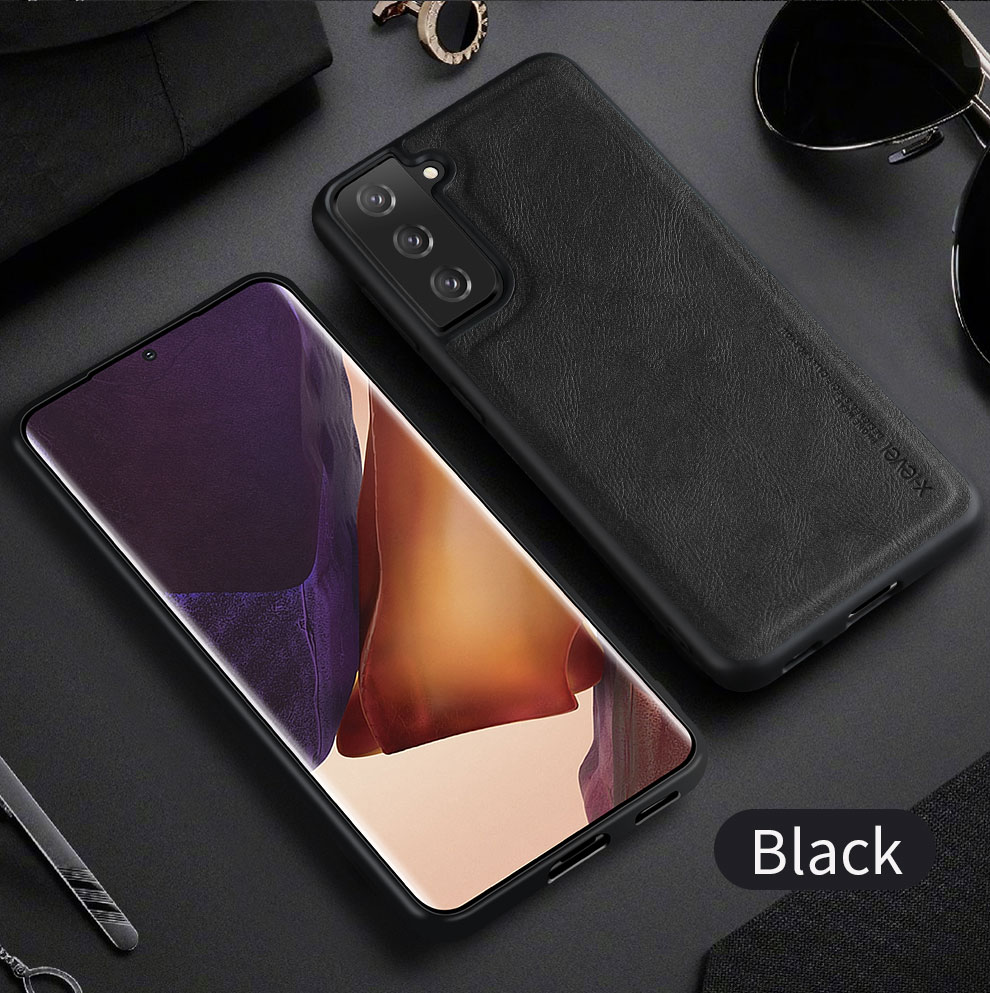 Ốp Lưng Cho Samsung Galaxy S22 Plus Chính Hãng Xlevel Dạng Da Mềm - Hàng Nhập Khẩu - Đen