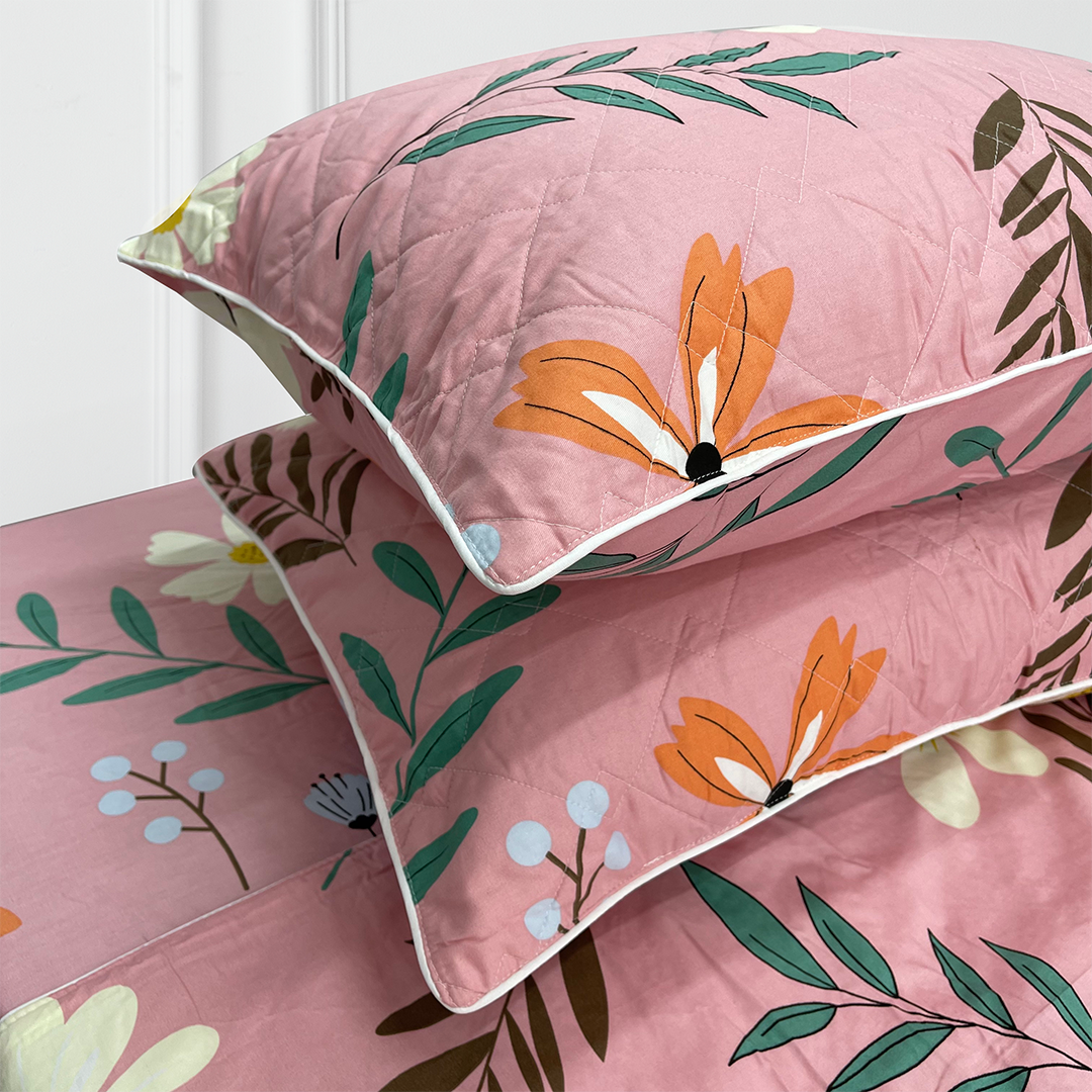 Chăn Mền 100% Cotton Thuần Việt - Hồng COT05 - Kích Thước 180x200 cm