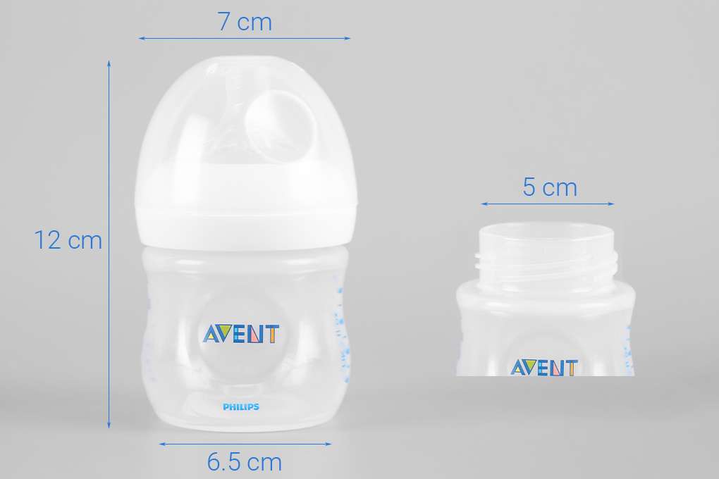 Bình Sữa Philips Avent PP Mô Phỏng Tự Nhiên 690.27 (125ml) Lẻ 1 bình tách từ set 2 bình [không hộp