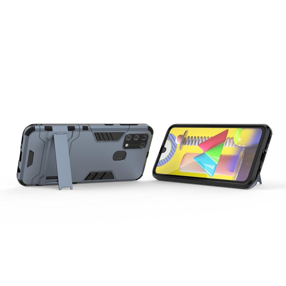 Ốp lưng cho Samsung M31 IRON - MAN chống sốc bảo vệ viền và camera kèm chống xem video tiện lợi