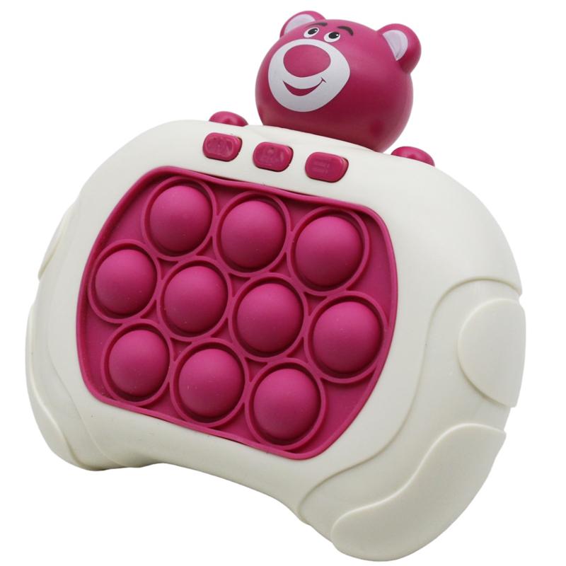 Máy Chơi Game Pop It Sweet Bear - HP14 - Màu Hồng