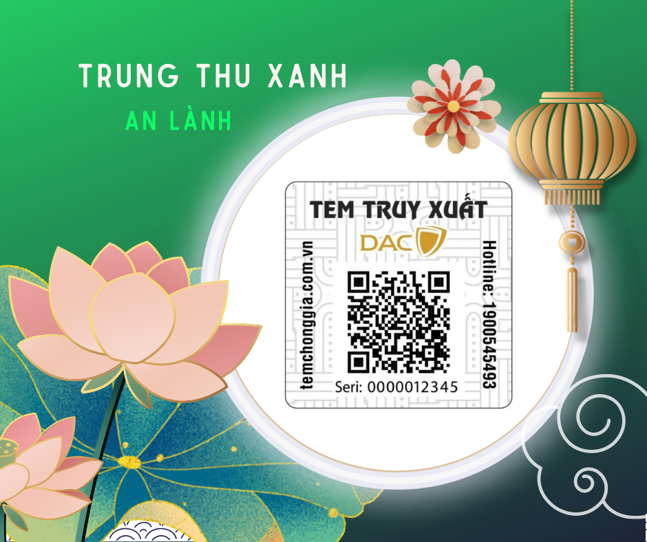 Gói 1.000 tem truy xuất thông tin/ 2 x 2 cm/ vuông/ đề can dính