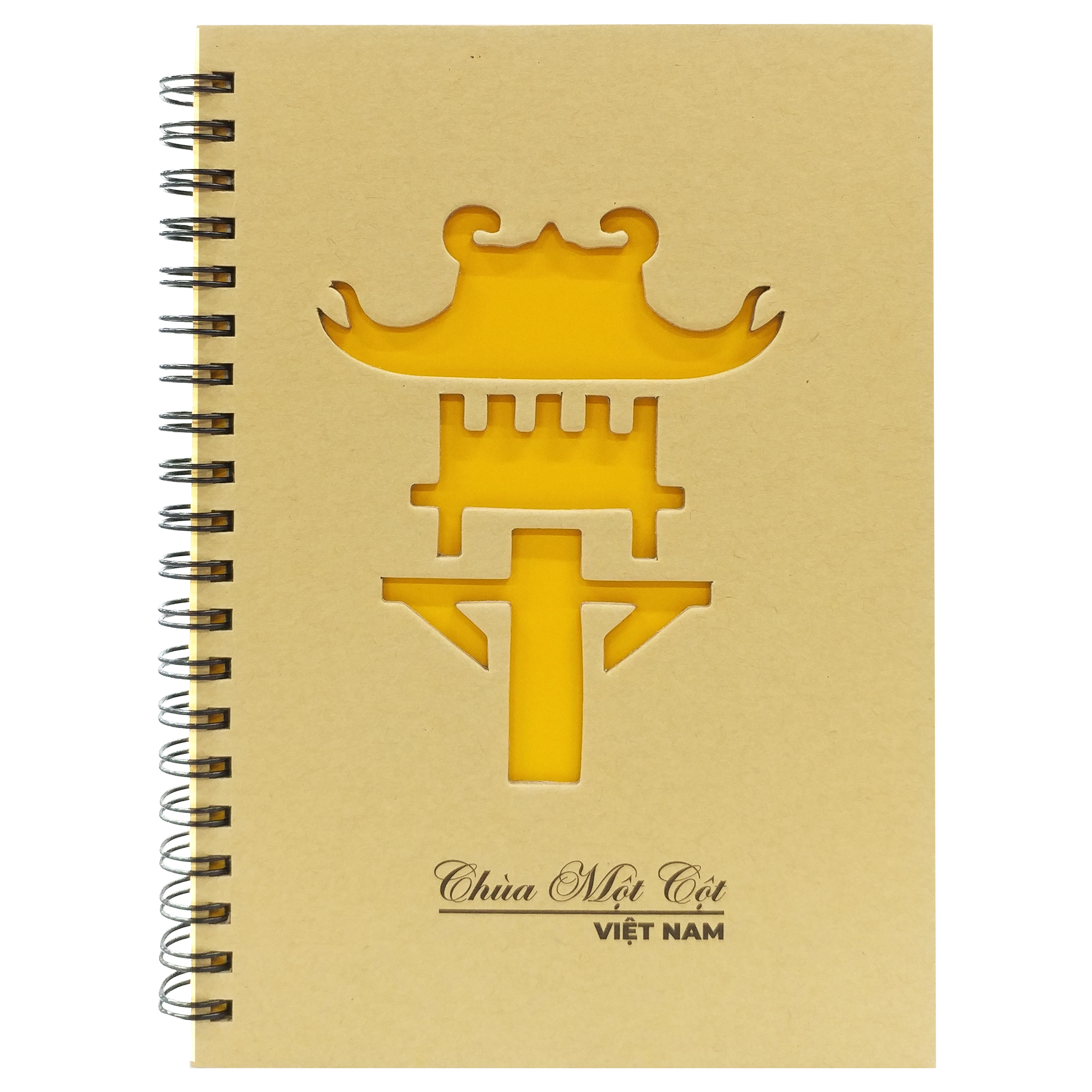 Sổ Lò Xo Khuôn Bế Phong Cảnh Việt Nam - The Sun 04 - Chùa Một Cột
