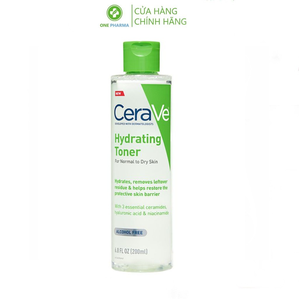 Nước hoa hồng dưỡng ẩm CeraVe cho da khô Hydrating 200ml