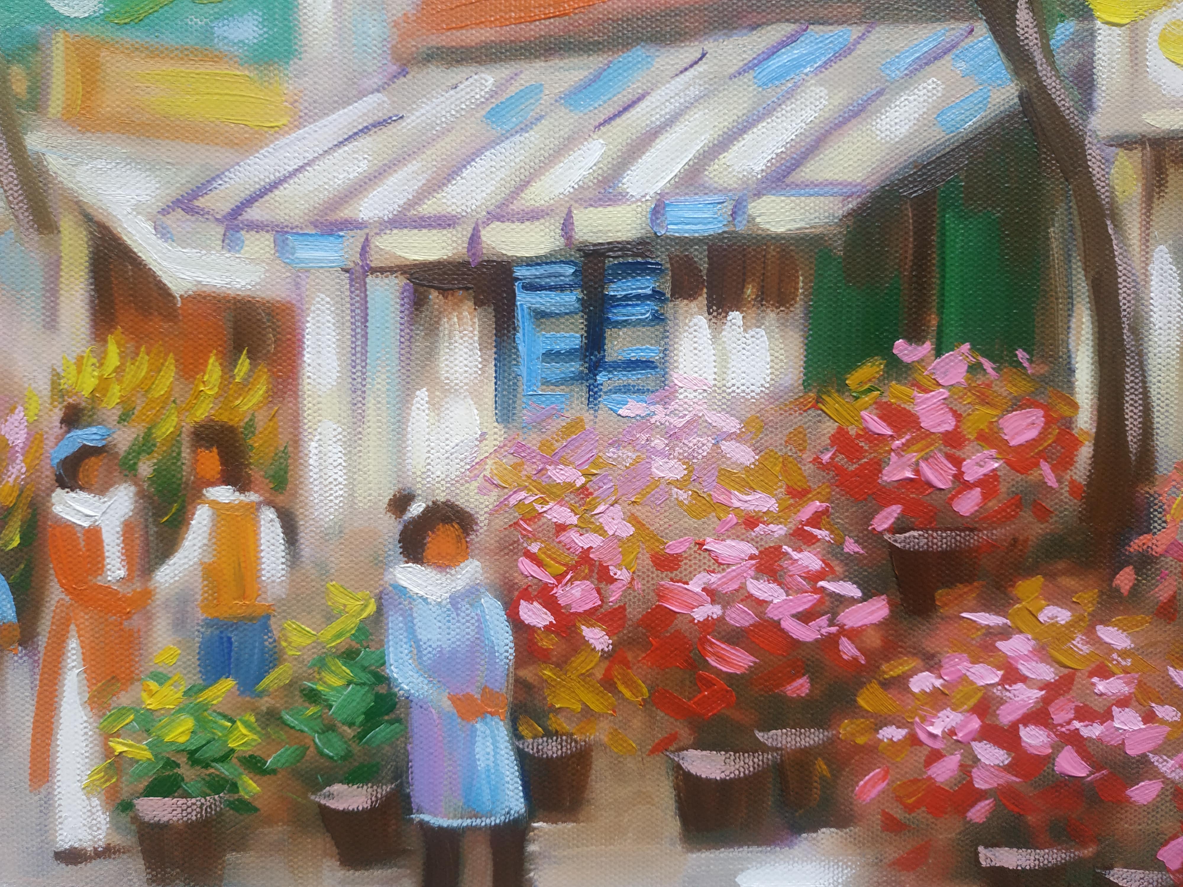 Xuân Vùng Cao - Tranh Sơn Dầu Vẽ Tay 40x60cm