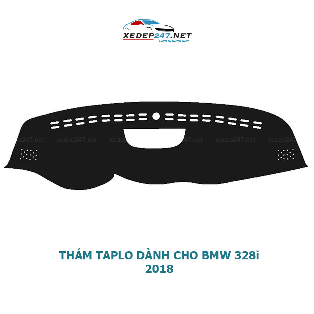 Thảm Taplo dành cho xe BMW 328i 2018 chất liệu Nhung