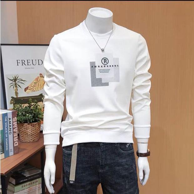 Áo thun tay dài form rộng hàn quốc tay bo vải thun da cá dày đẹp skymen fashion - ATDC06