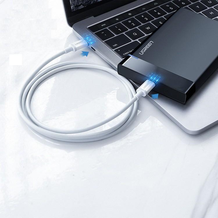 Hình ảnh Cáp USB Type C to USB Type C kết nối sạc, truyền dữ liệu Ugreen 60519 dài 2m chính hãng