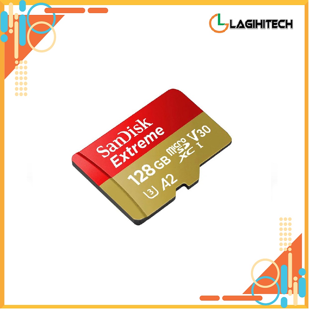 Thẻ nhớ MicroSDXC SanDisk Extreme A2 - V30 U3 4K Class 10 UHS-I 190MB/s - Hàng Nhập Khẩu