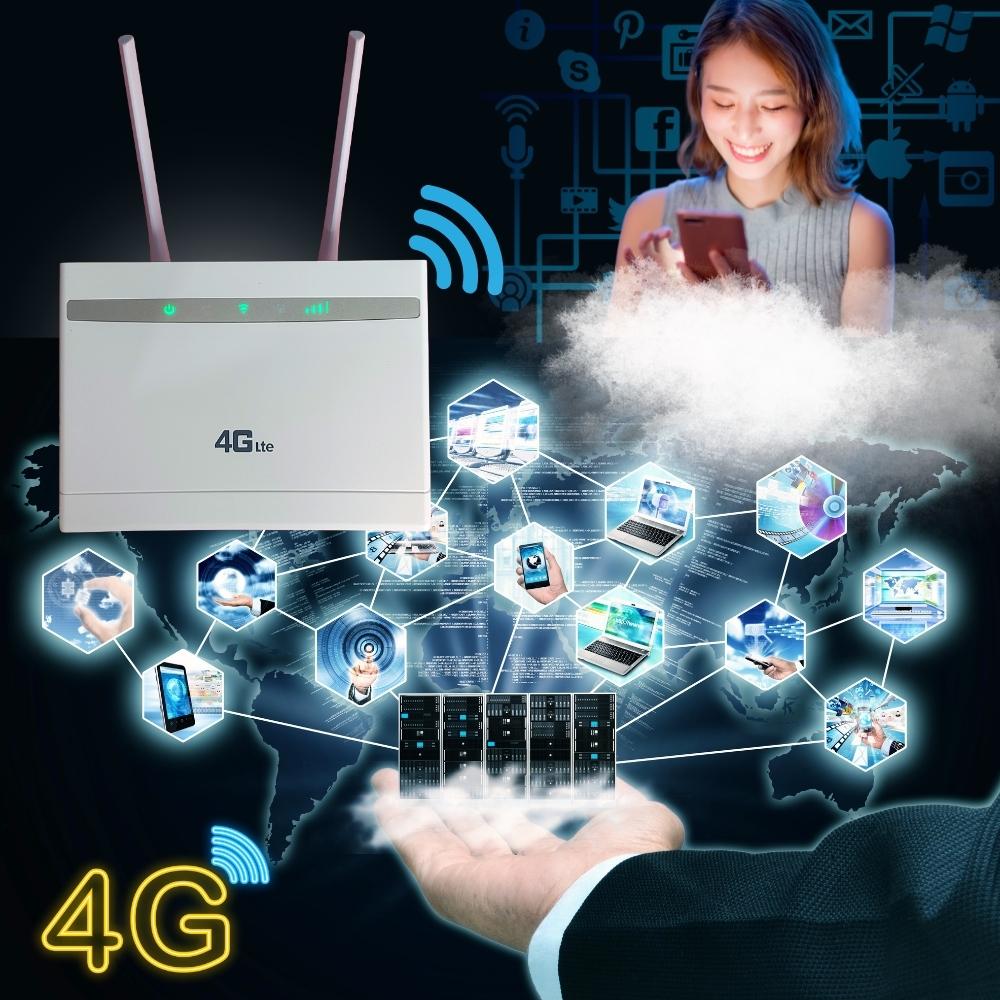 Bộ Phát Wifi 4G ZTE CPE 101 Tốc Độ 300Mps Chuẩn N300 kết nối 32 Máy Mà Mạng Vô Cùng Khỏe