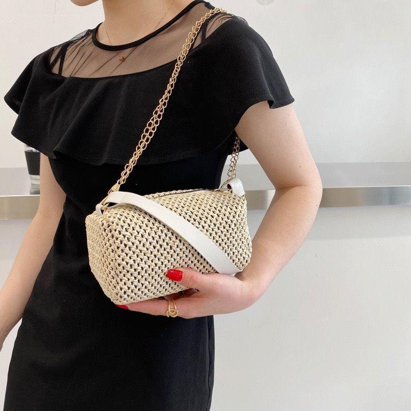NEW.Túi Nữ Đeo Vai Mặt Lưới Độc Lạ Siêu Xinh