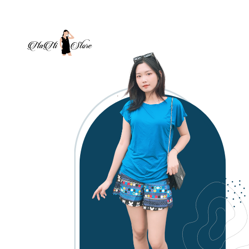 Áo thun dạo phố Xanh dương