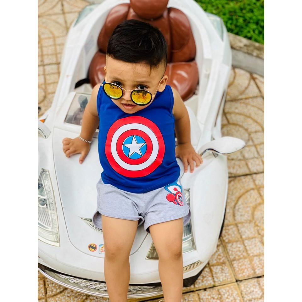 Bộ Đồ Cho Bé Trai - Bộ Siêu Nhân cho bé chât cotton cao cấp co giản 4 chiều thấm hút mồ hôi tốt