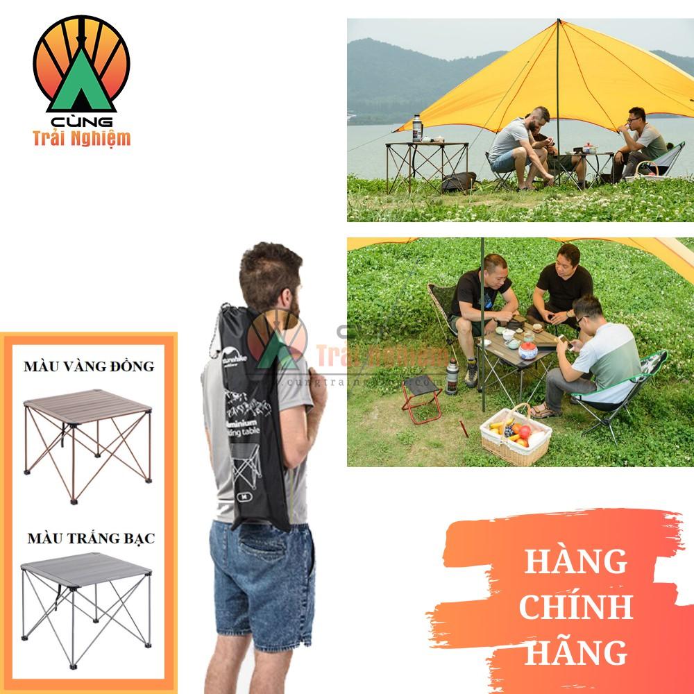 Bàn Nhôm NatureHike NH16Z016-L Gấp Dã Ngoại, Đi Phượt, Cắm Trại Xách Tay