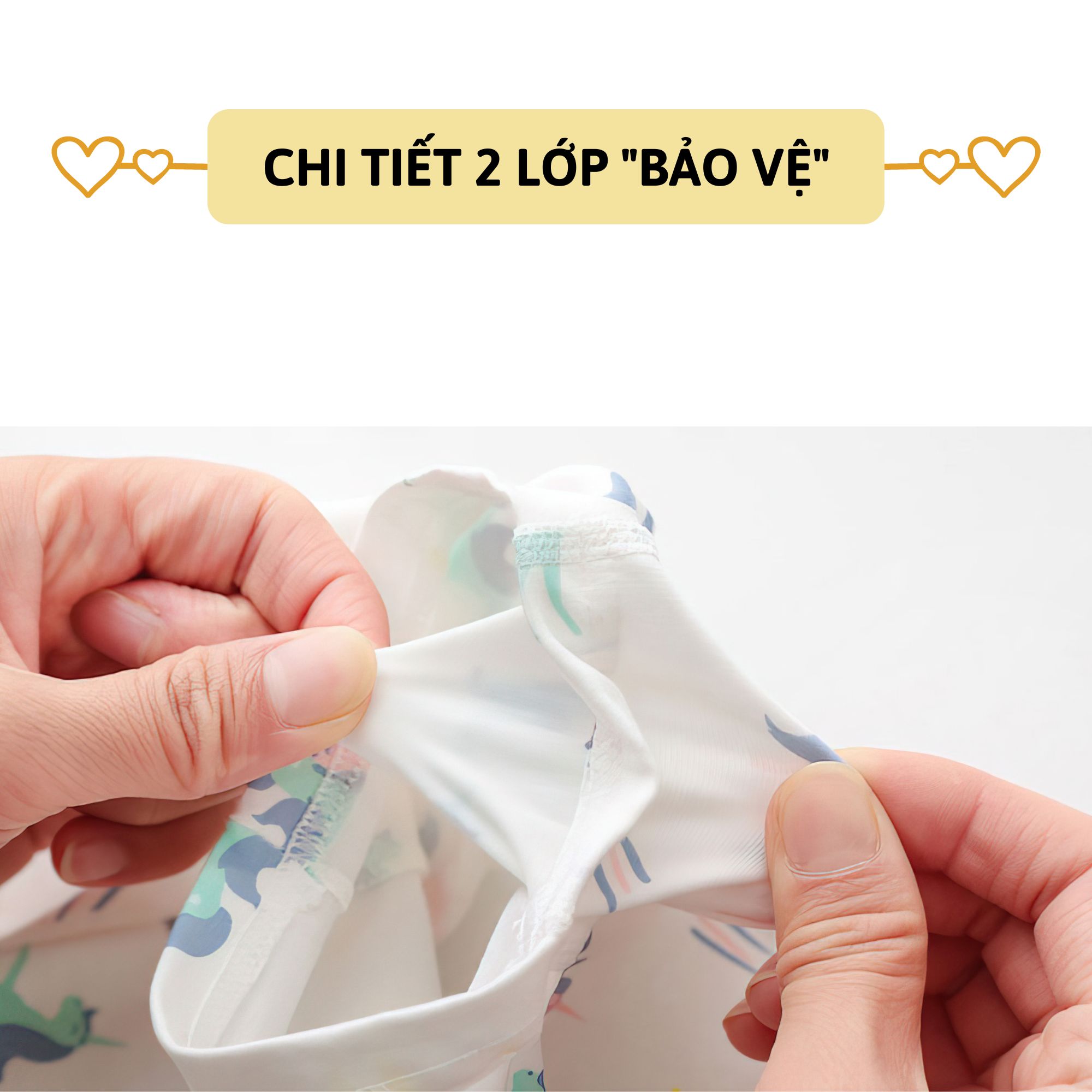 Set 3 quần lót bé gái 27kids Quần chip bé gái vải khử khuẩn công nghệ mới họa tiết dễ thương GSUW1