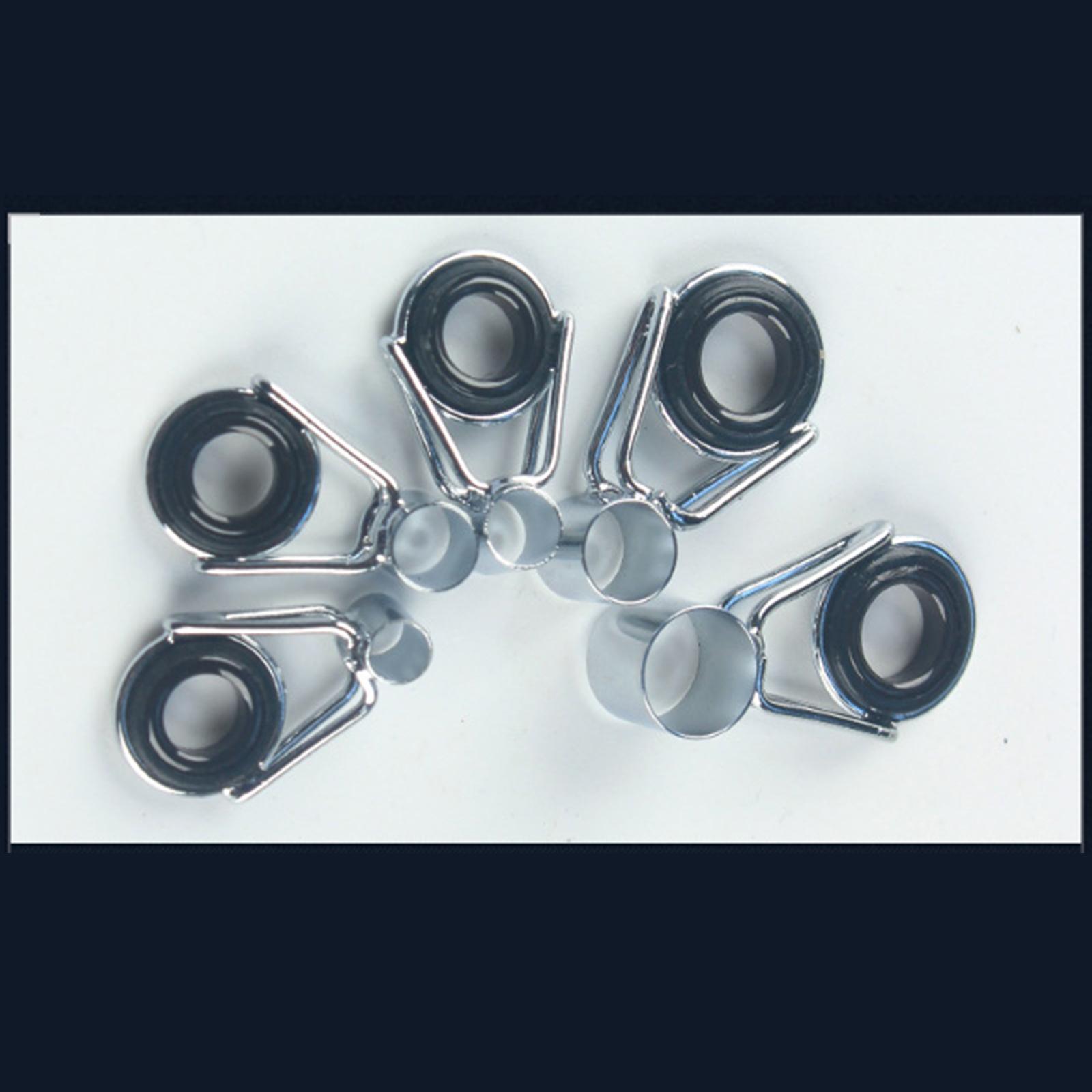 7pcs Fishing Replacement Rod Rings/Tips Guides, Various Sizes Repair Guides