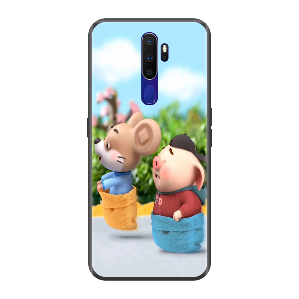 Ốp lưng TPU viền dẻo cho điện thoại OPPO A9 2020 Hình Chuột Tết 2020 Mẫu 05