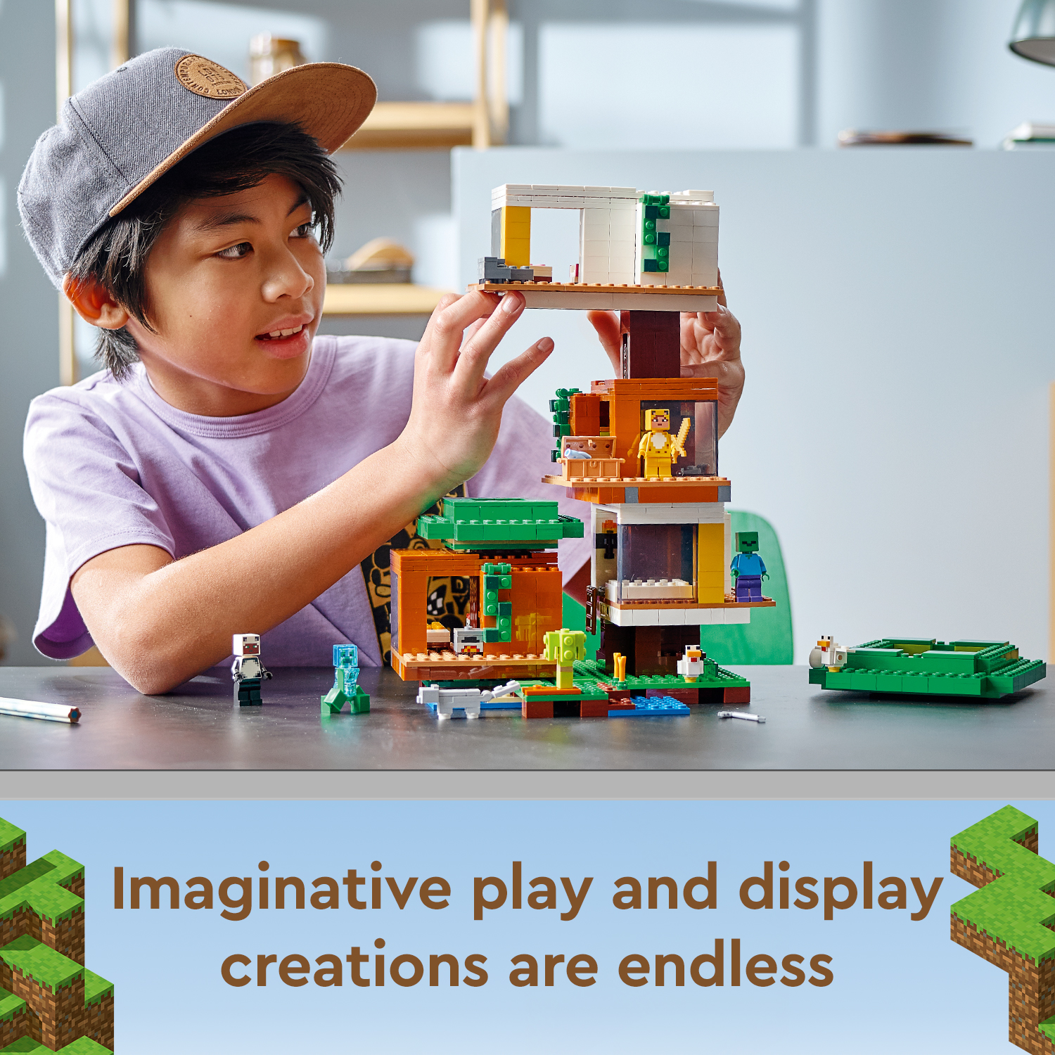 LEGO Minecraft 21174 Nhà Cây Hiện Đại