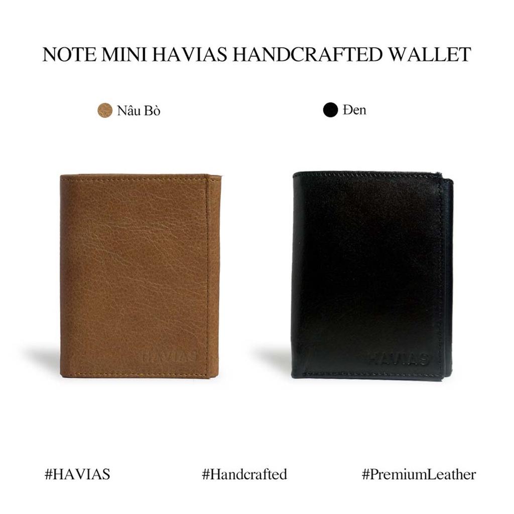 Ví da gấp Mini NOTE Wallet HAVIAS