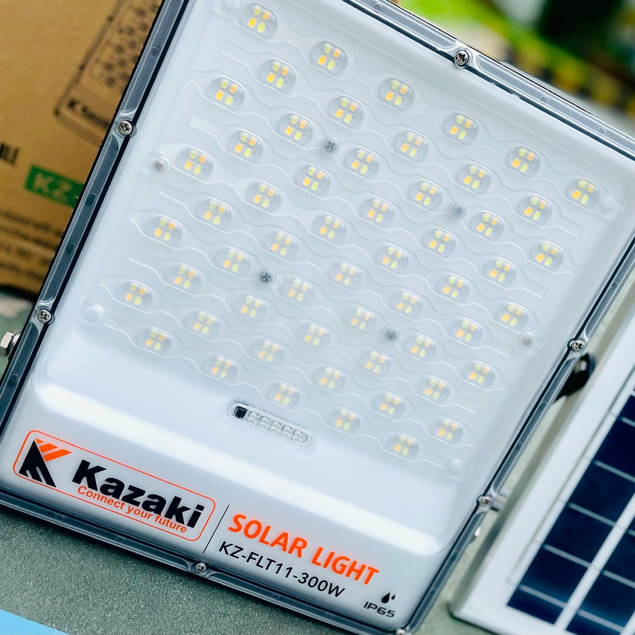 ĐÈN NĂNG LƯƠNG MẶT TRỜI KAZAKI KZ-FLT11-300W- HÀNG CHÍNH HÃNG