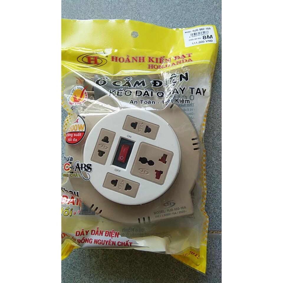 Ổ cấm điện cao cấp 5m, 8m có lỗ thông hơi