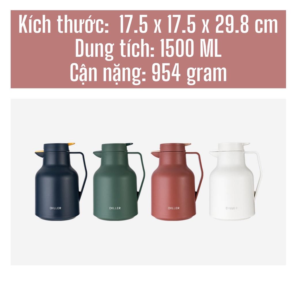 Bình Nước Ấm Nước Giữ Nhiệt Có Màn Hình Hiển Thị Nhiệt Độ Thông Minh Chất Lượng Cao DILLER