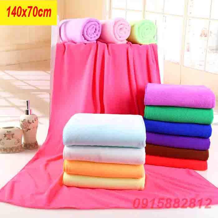 KHẮM TẮM COTTON MỀM MỊN 70X140